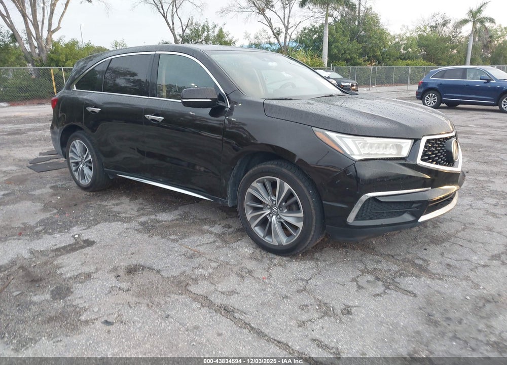 2017 ACURA MDX TECHNOLOGY   ENTERTAINMENT PKGS VIN: 5FRYD3H7XHB006961
