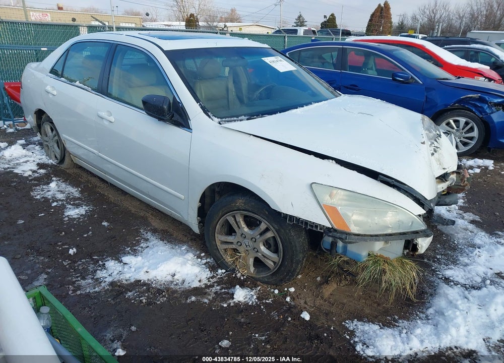 2007 HONDA ACCORD 2.4 EX VIN: 1HGCM56837A019174