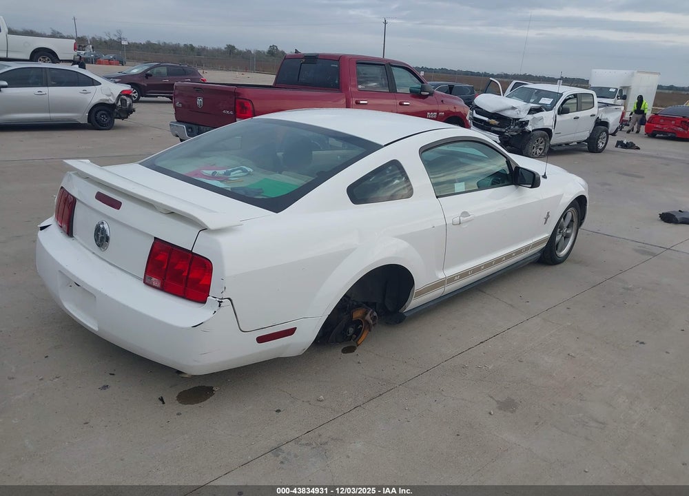 2006 FORD MUSTANG V6 VIN: 1ZVFT80N365175332