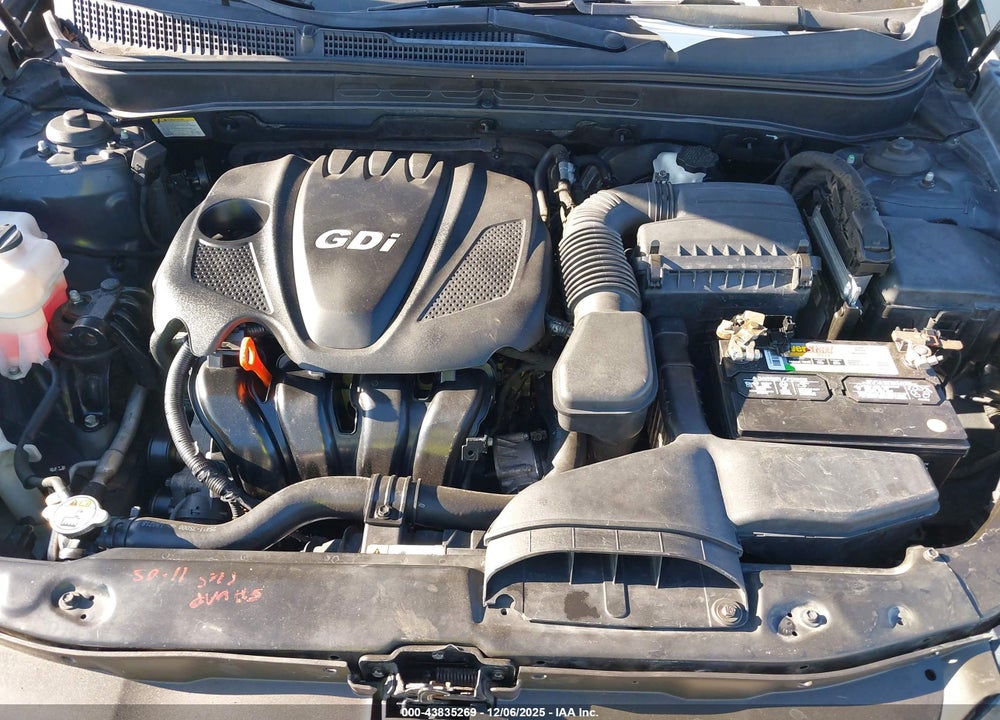 2013 HYUNDAI SONATA GLS VIN: 5NPEB4AC6DH731119