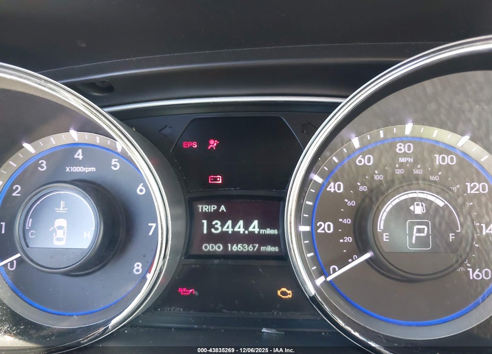 2013 HYUNDAI SONATA GLS VIN: 5NPEB4AC6DH731119