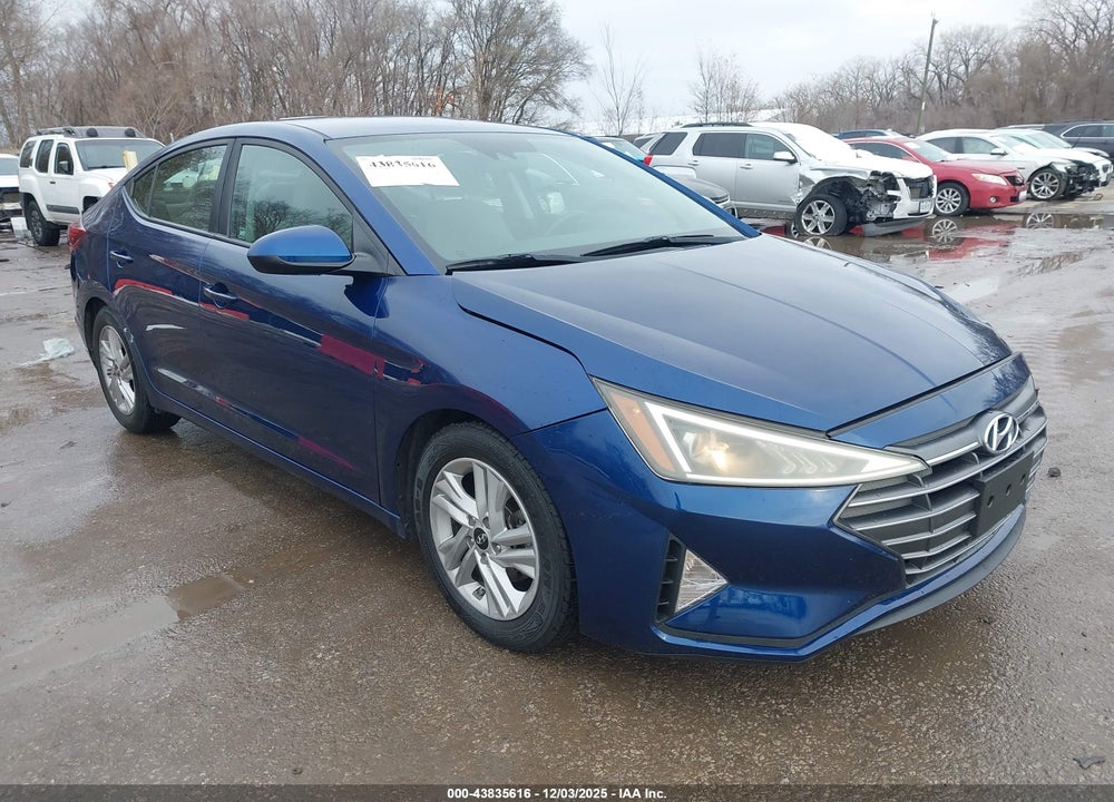 2020 HYUNDAI ELANTRA SEL VIN: 5NPD84LF4LH539424