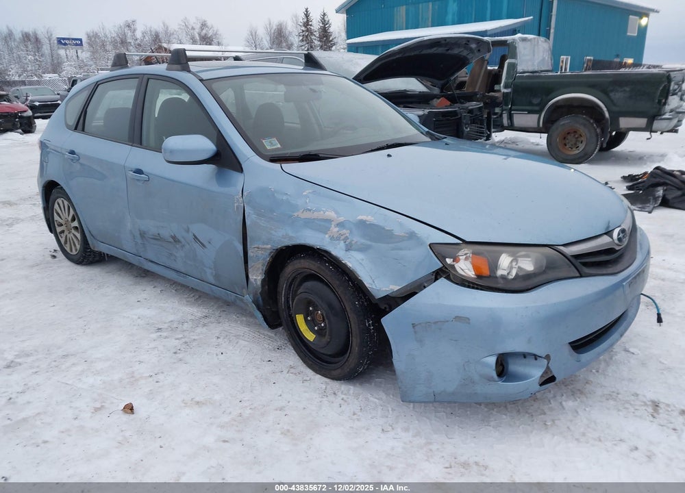 2011 SUBARU IMPREZA 2.5I PREMIUM VIN: JF1GH6B61BH820934