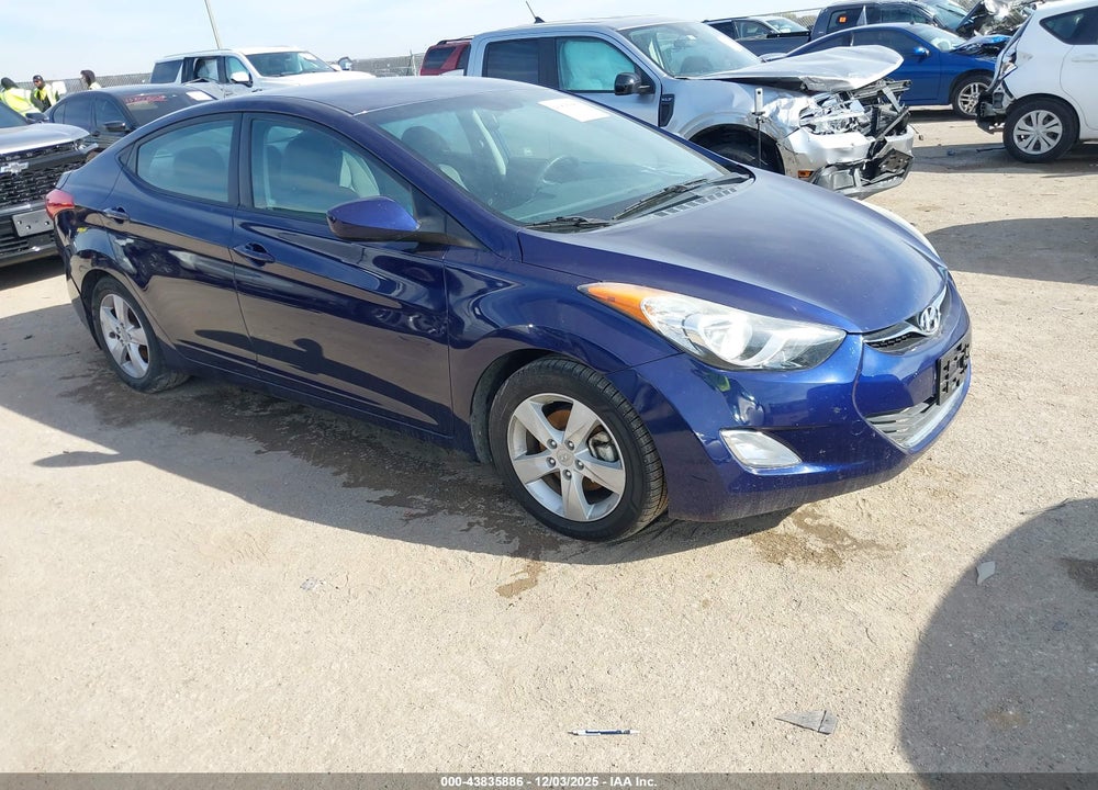 2013 HYUNDAI ELANTRA GLS/LIMITED VIN: 5NPDH4AE1DH215679