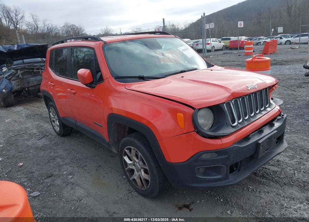2016 JEEP RENEGADE LATITUDE VIN: ZACCJBBT7GPD62604