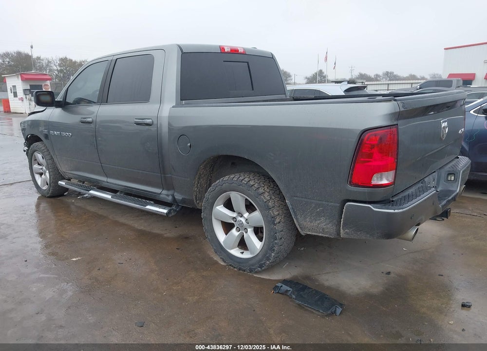 2012 RAM 1500 SPORT VIN: 1C6RD7MT5CS152512