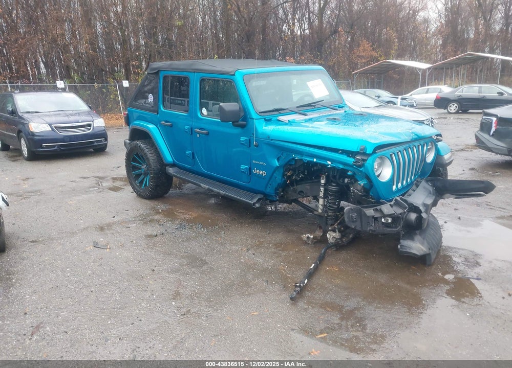 2020 JEEP WRANGLER UNLIMITED SAHARA 4X4 VIN: 1C4HJXEN0LW283787