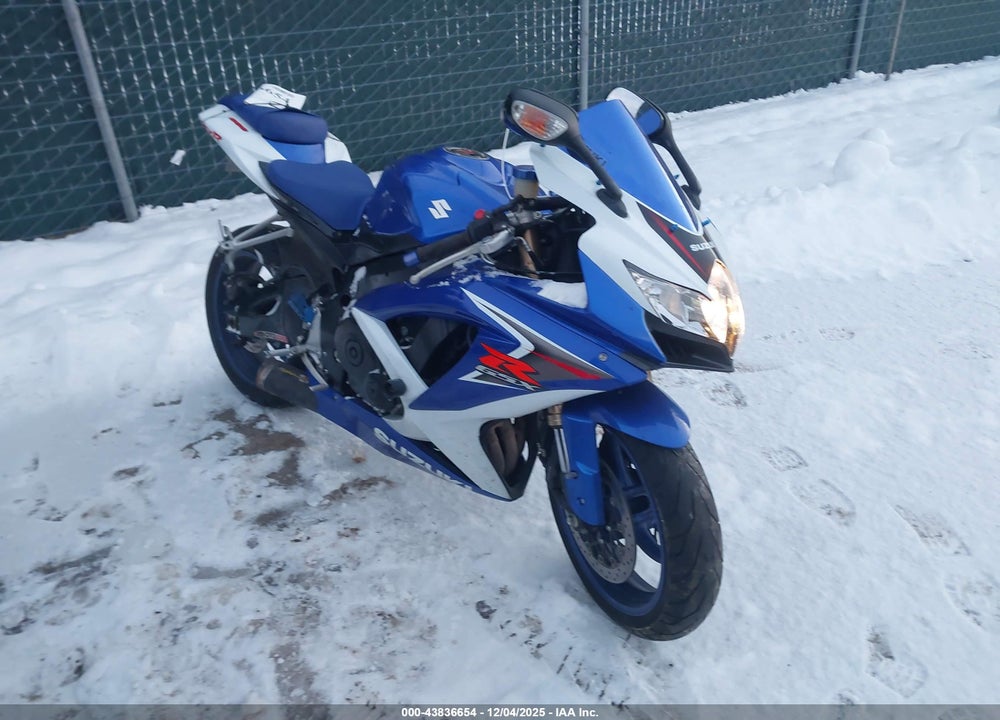2008 SUZUKI GSX-R600 VIN: JS1GN7EA682108630
