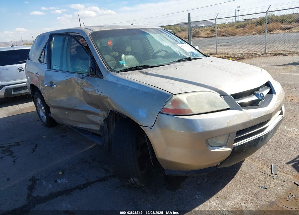 2001 ACURA MDX VIN: 2HNYD18201H505272
