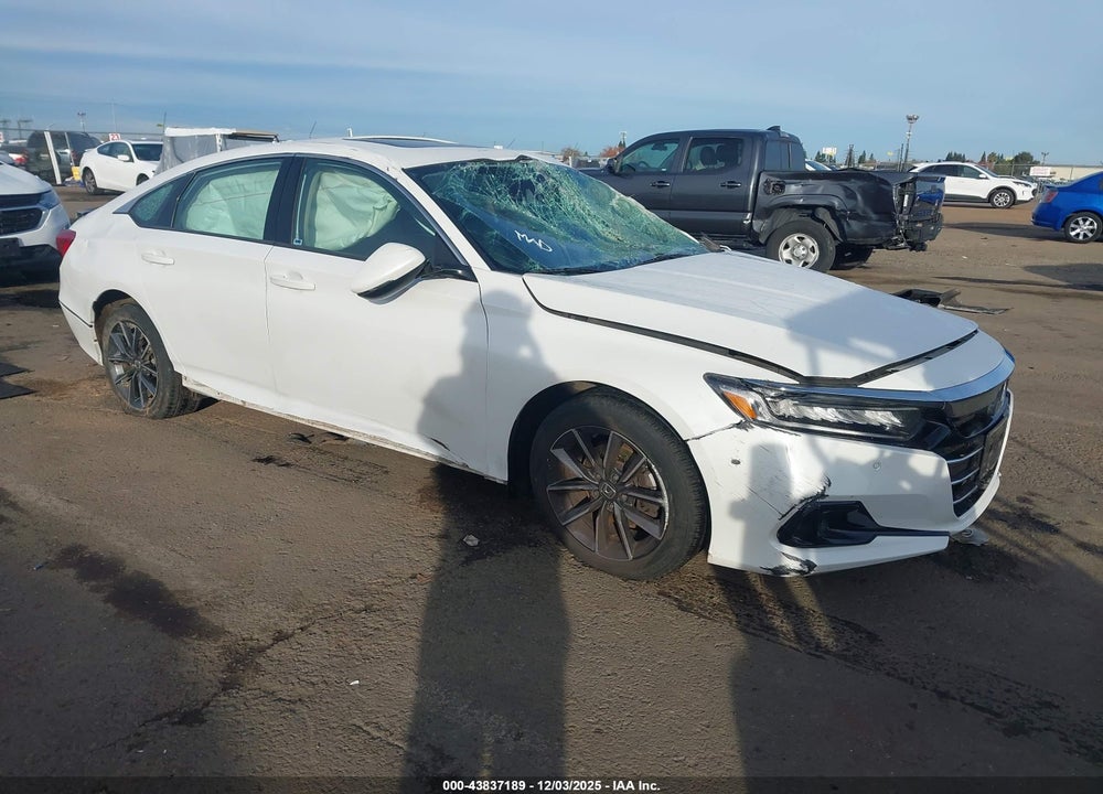 2021 HONDA ACCORD EX-L VIN: 1HGCV1F58MA064277
