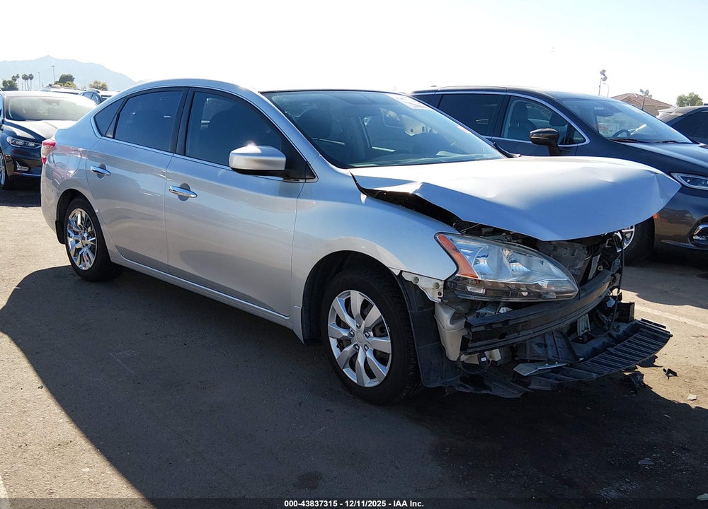 2015 NISSAN SENTRA S VIN: 3N1AB7AP6FY287588