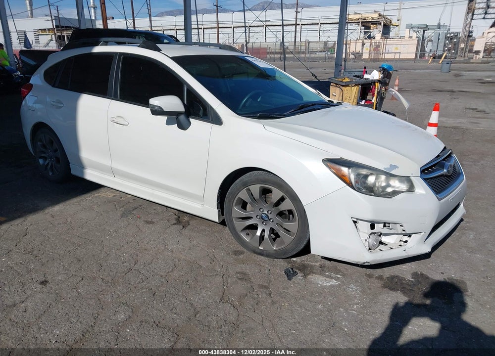 2016 SUBARU IMPREZA 2.0I SPORT LIMITED VIN: JF1GPAU60G8317518