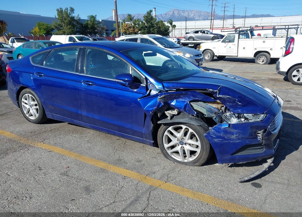 2016 FORD FUSION SE VIN: 3FA6P0H70GR316666