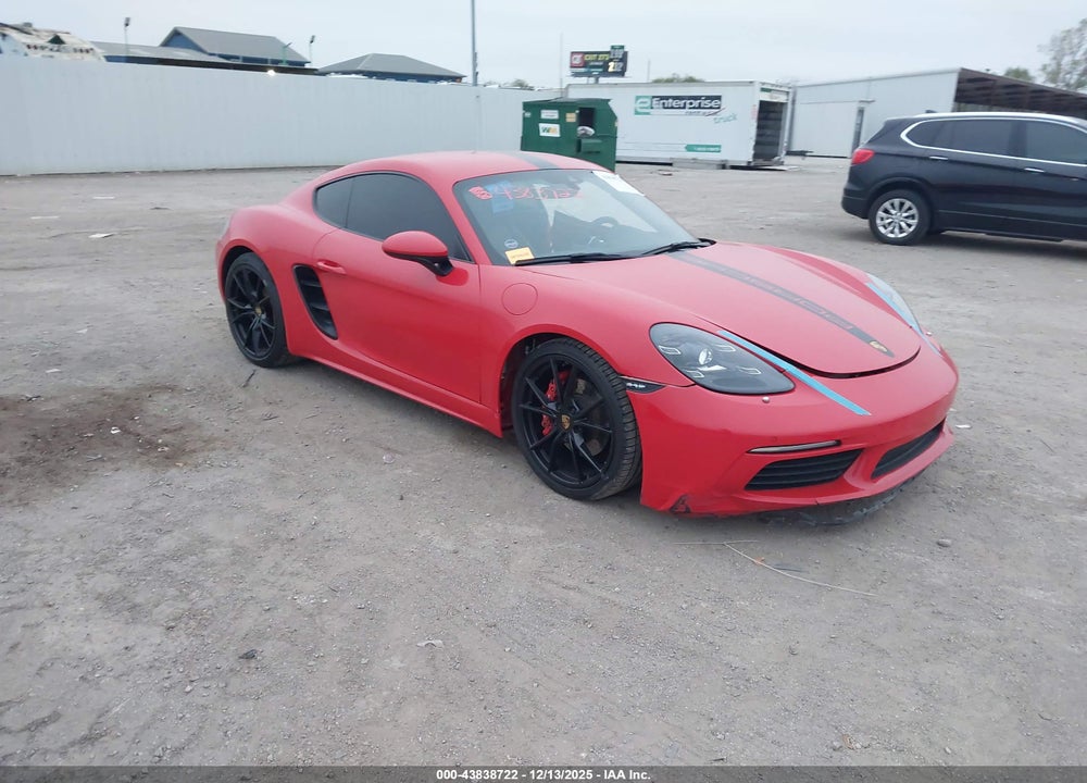 2021 PORSCHE 718 CAYMAN S VIN: WP0AB2A83MS275208