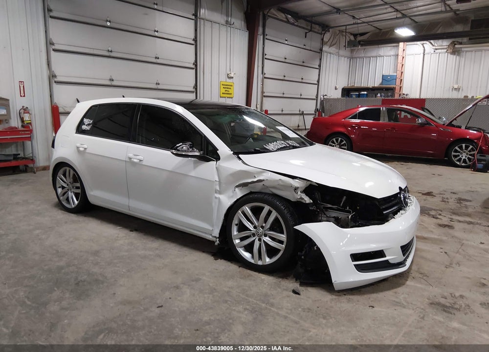 2016 VOLKSWAGEN GOLF TSI SE 4-DOOR VIN: 3VW217AU8GM065232