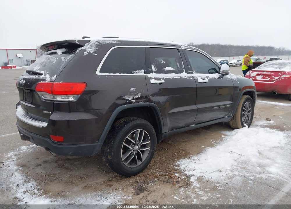 2017 JEEP GRAND CHEROKEE LIMITED 4X4 VIN: 1C4RJFBG3HC694534