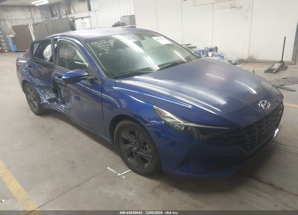 2021 HYUNDAI ELANTRA SEL VIN: 5NPLM4AG8MH052702