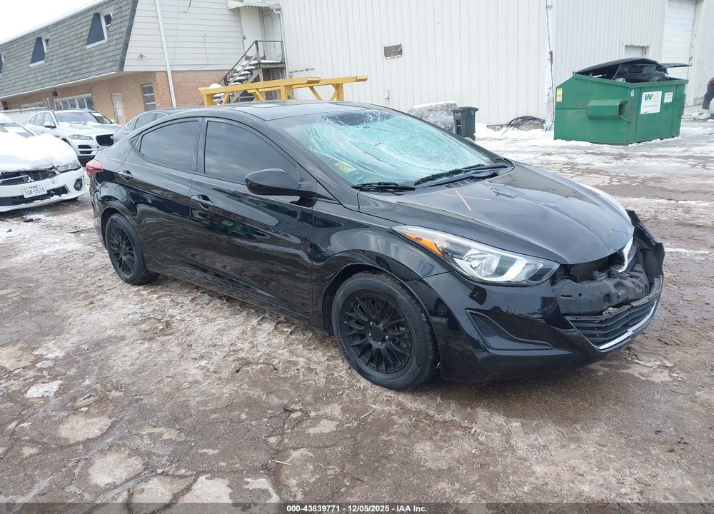 2016 HYUNDAI ELANTRA SE VIN: 5NPDH4AE9GH797308