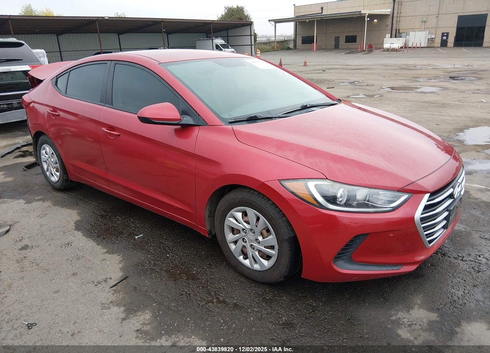 2017 HYUNDAI ELANTRA SE VIN: 5NPD74LF9HH140275