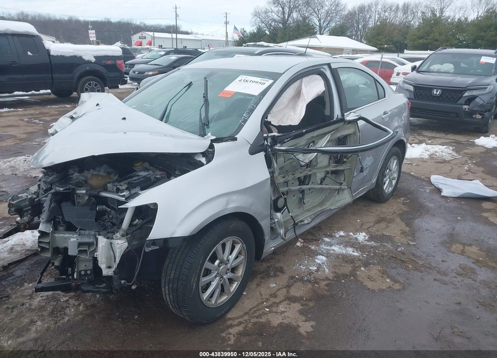 2017 CHEVROLET SONIC LT AUTO VIN: 1G1JD5SHXH4119292