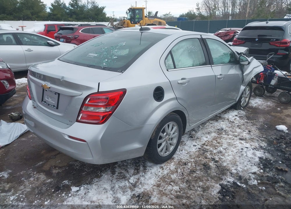 2017 CHEVROLET SONIC LT AUTO VIN: 1G1JD5SHXH4119292