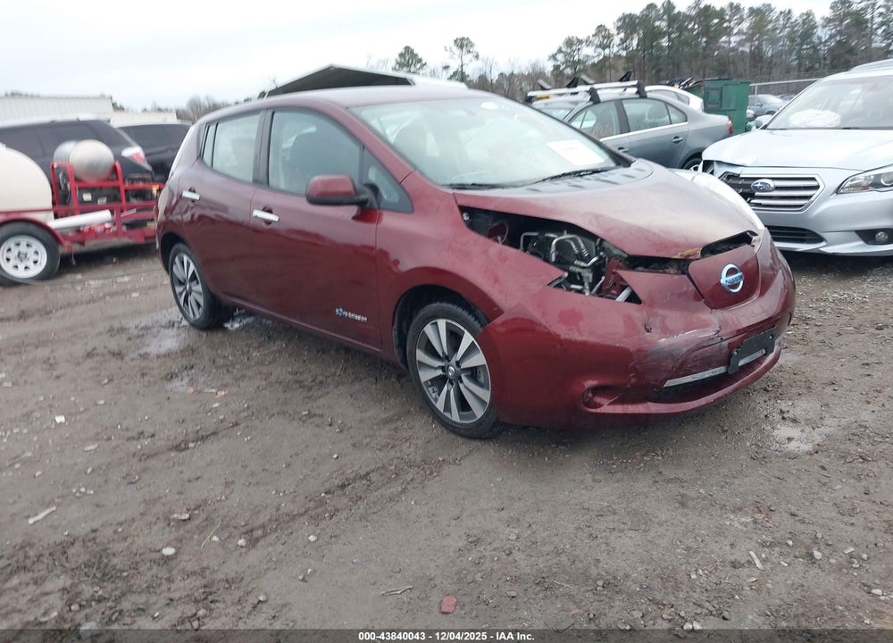 2016 NISSAN LEAF SV VIN: 1N4BZ0CP9GC309035
