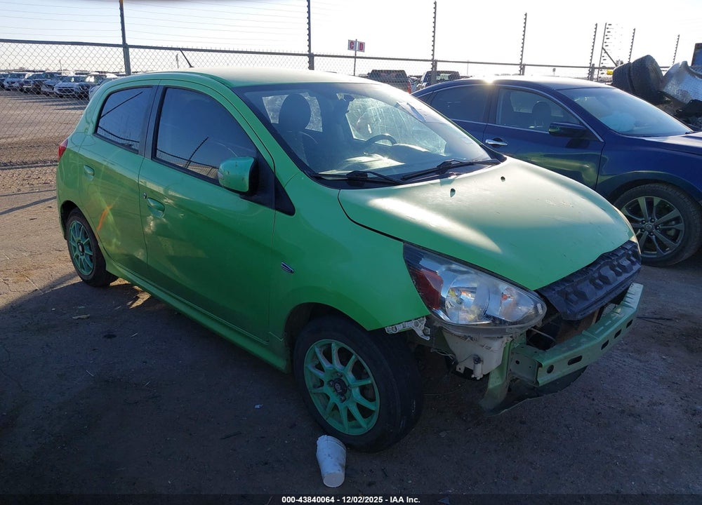 2015 MITSUBISHI MIRAGE ES/RF VIN: ML32A4HJ5FH010286