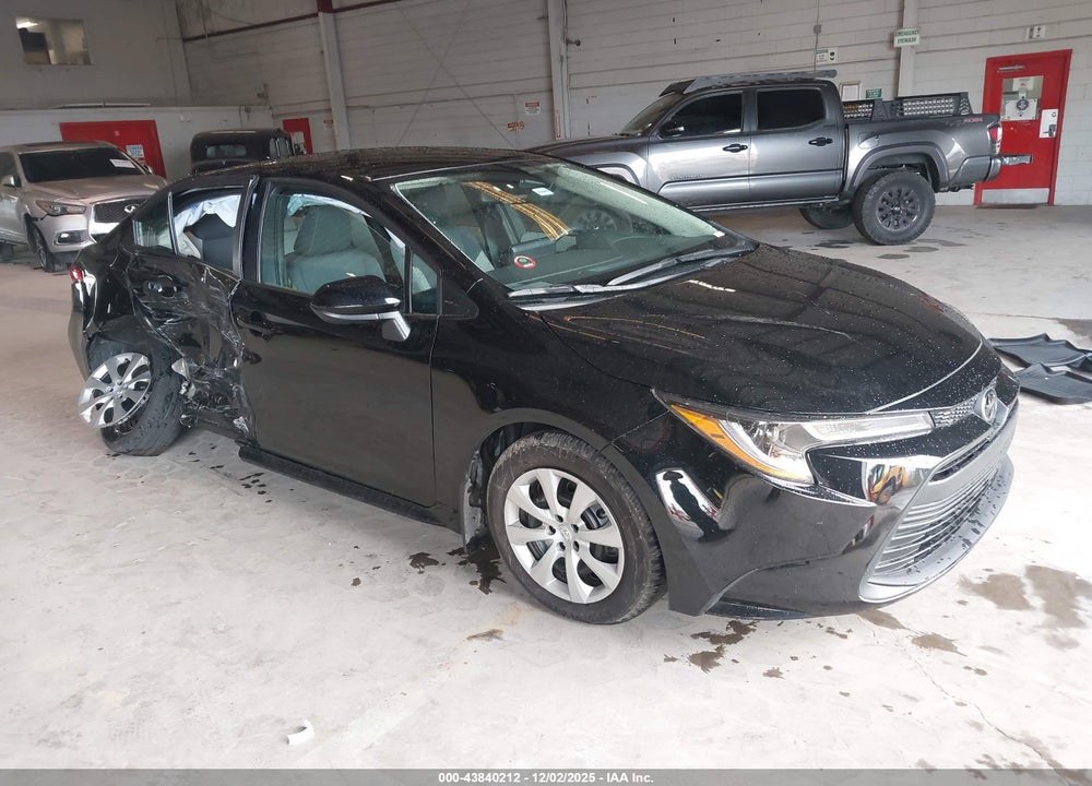 2025 TOYOTA COROLLA LE VIN: 5YFB4MDE9SP246600