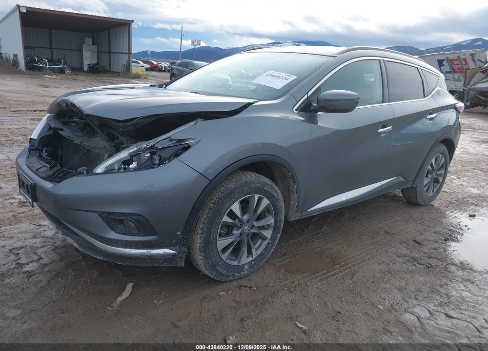 2018 NISSAN MURANO SV VIN: 5N1AZ2MH0JN138515