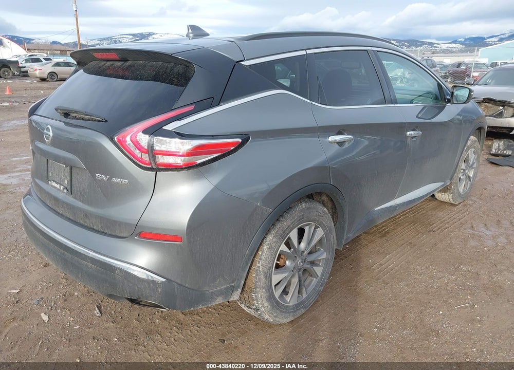 2018 NISSAN MURANO SV VIN: 5N1AZ2MH0JN138515