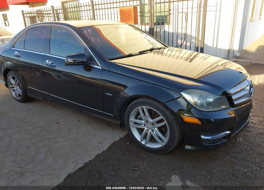 2012 MERCEDES-BENZ C 250 SPORT VIN: WDDGF4HB1CR238374