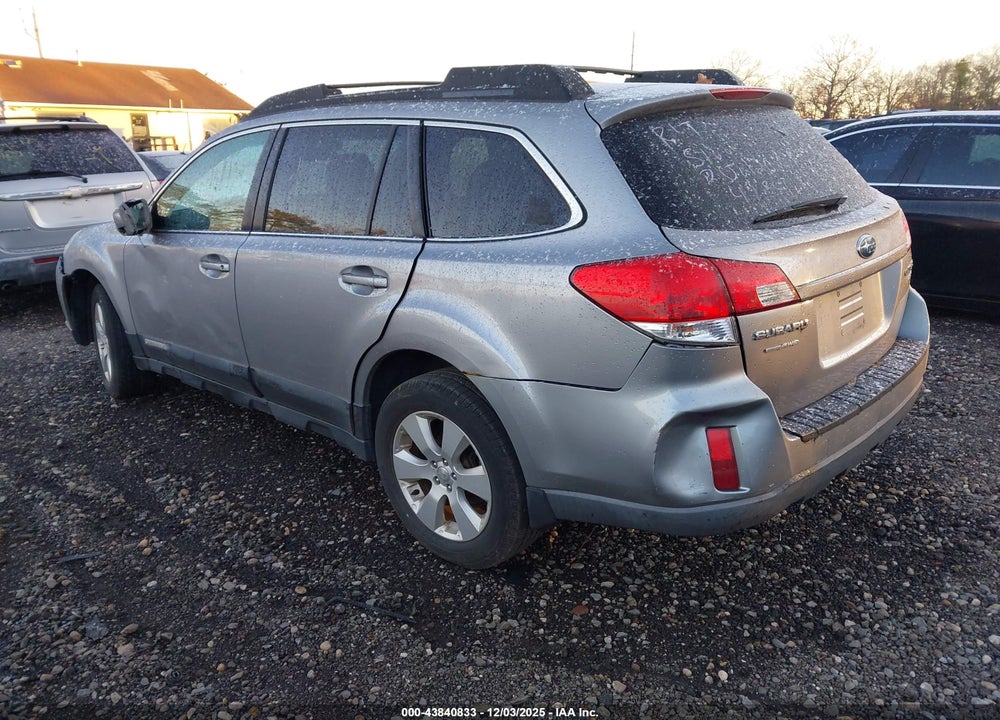 2010 SUBARU OUTBACK 2.5I LIMITED VIN: 4S4BRBKC4A3381400