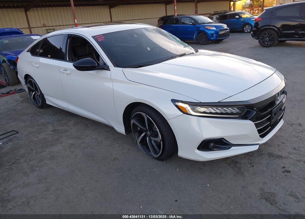 2022 HONDA ACCORD SPORT 2.0T VIN: 1HGCV2F36NA015312
