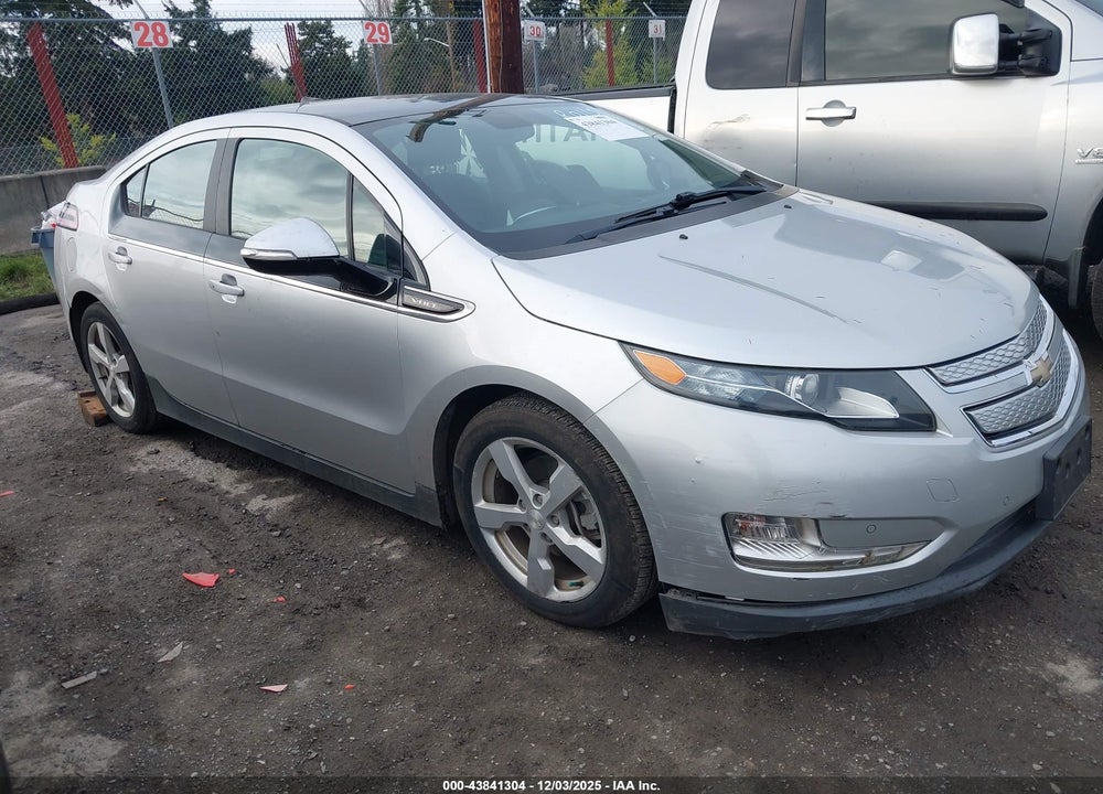 2012 CHEVROLET VOLT VIN: 1G1RE6E43CU127886