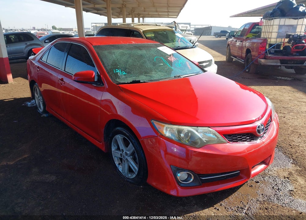 2012 TOYOTA CAMRY SE VIN: 4T1BF1FK9CU598247
