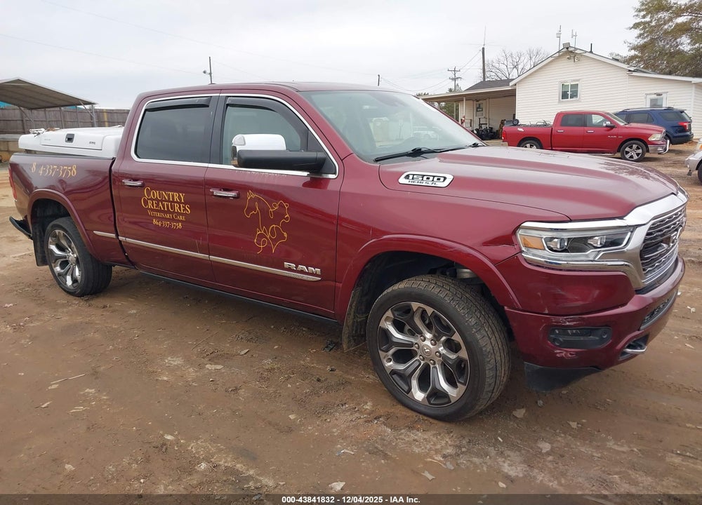 2020 RAM 1500 LIMITED  4X4 6'4 BOX VIN: 1C6SRFPT0LN110515