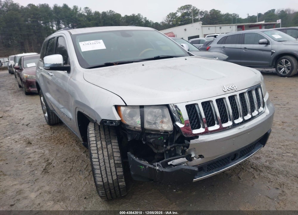 2013 JEEP GRAND CHEROKEE OVERLAND VIN: 1C4RJECT0DC595931