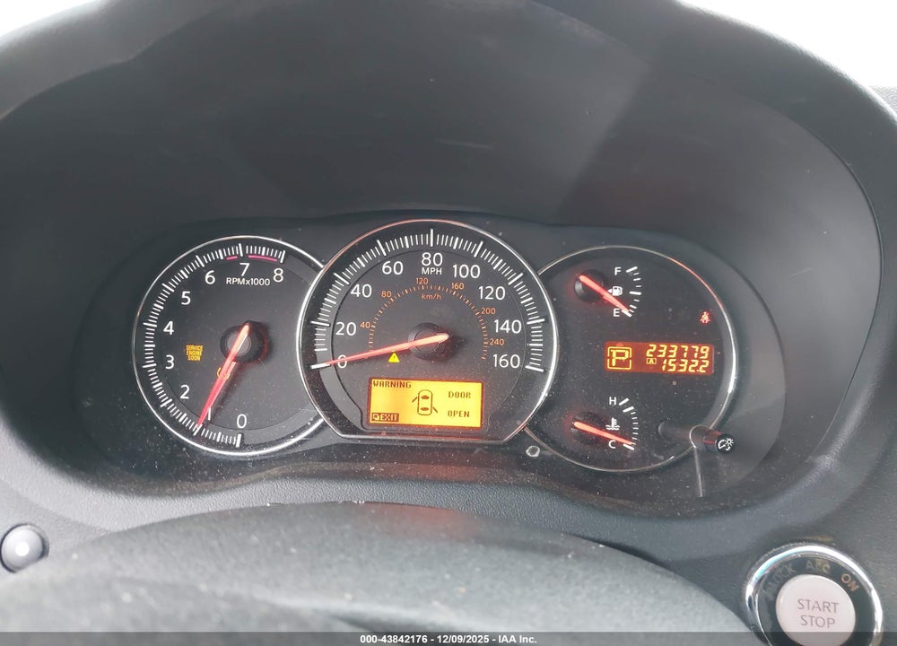 2009 NISSAN MAXIMA 3.5 SV VIN: 1N4AA51E59C832279