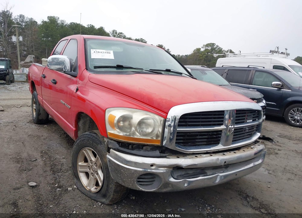 2006 DODGE RAM 1500 SLT/TRX4 OFF ROAD/SPORT VIN: 1D7HU18N56J132404