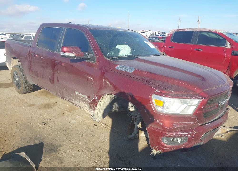 2019 RAM 1500 BIG HORN/LONE STAR  4X2 5'7 BOX VIN: 1C6RREFT2KN558408