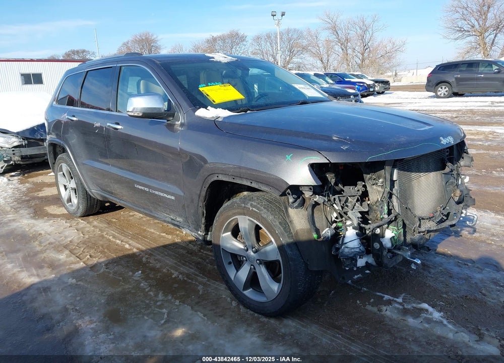 2016 JEEP GRAND CHEROKEE OVERLAND VIN: 1C4RJFCG5GC366531