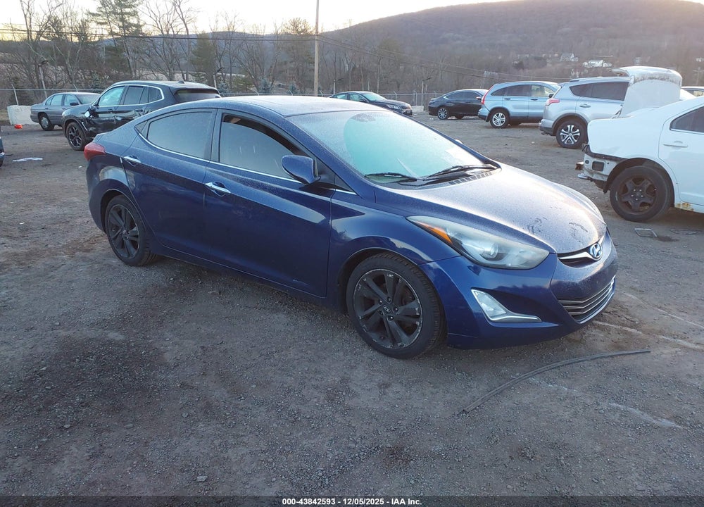 2014 HYUNDAI ELANTRA LIMITED VIN: 5NPDH4AE7EH495934