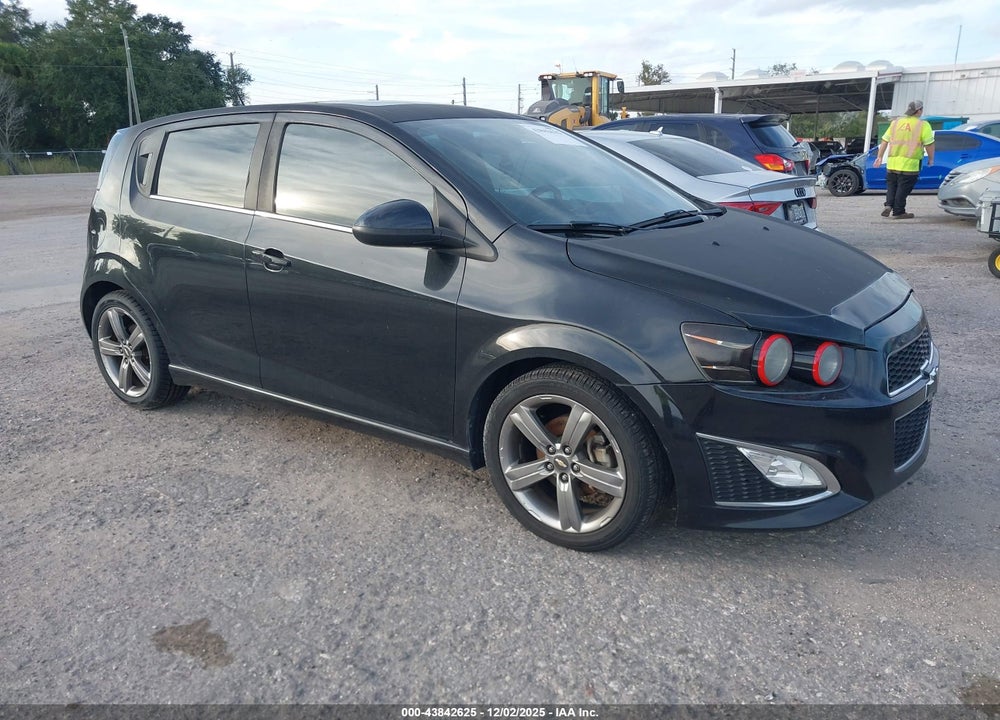 2015 CHEVROLET SONIC RS MANUAL VIN: 1G1JH6SB5F4177619
