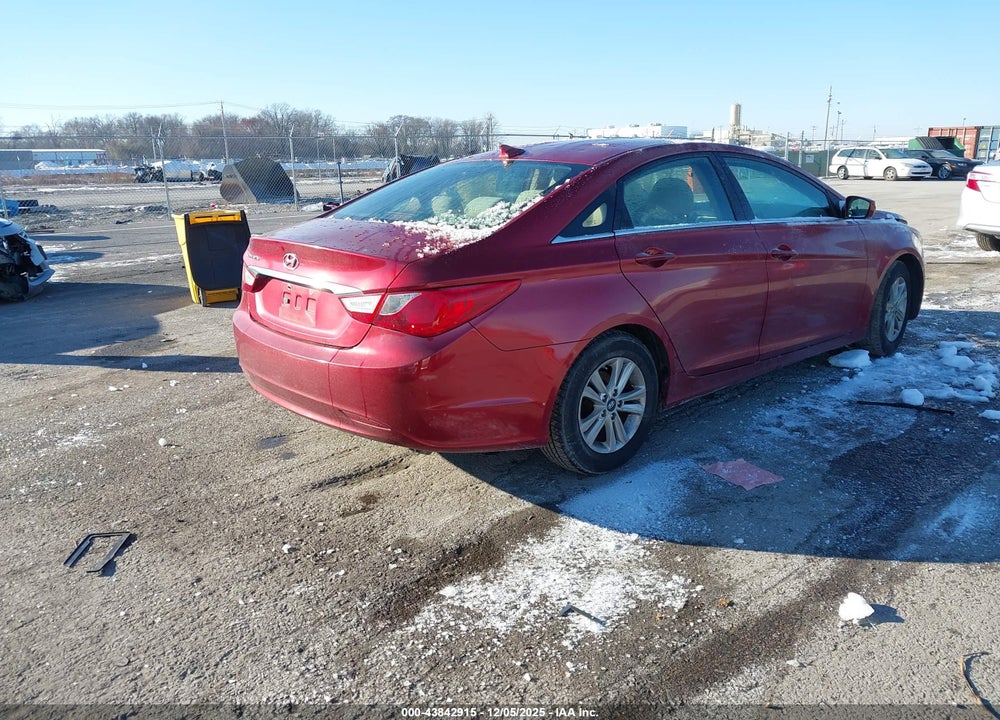 2013 HYUNDAI SONATA GLS VIN: 5NPEB4AC0DH730242
