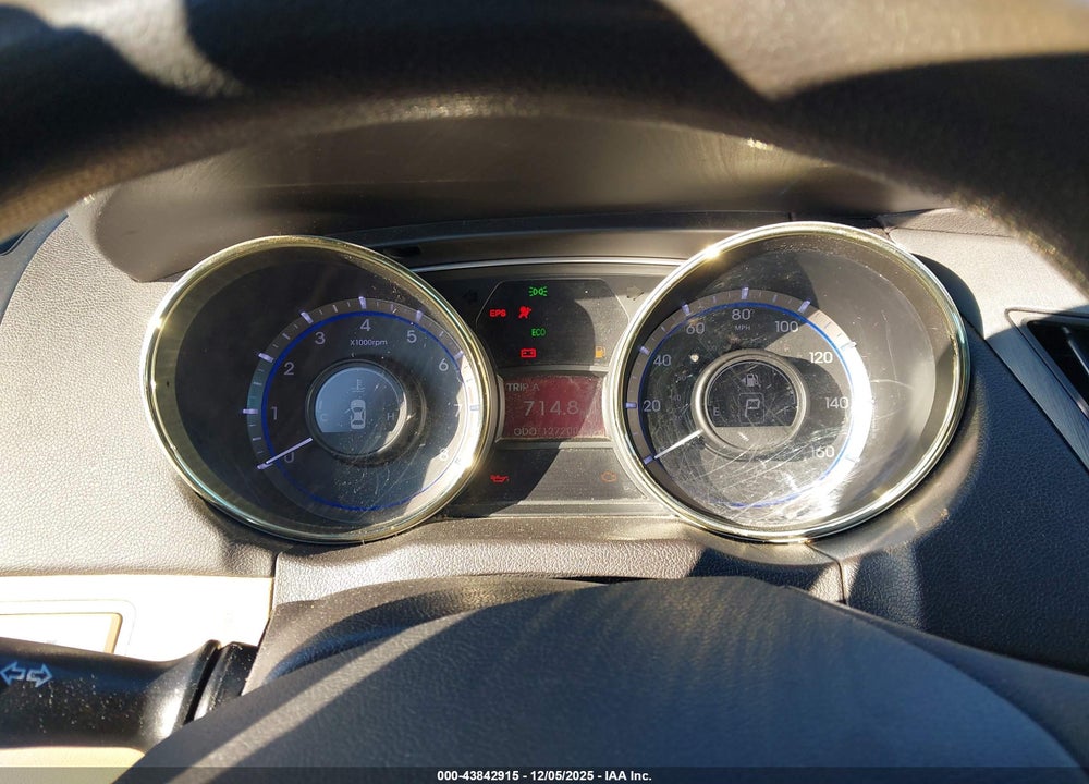 2013 HYUNDAI SONATA GLS VIN: 5NPEB4AC0DH730242