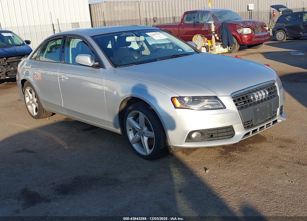 2012 AUDI A4 2.0T PREMIUM VIN: WAUBFAFL2CN005087