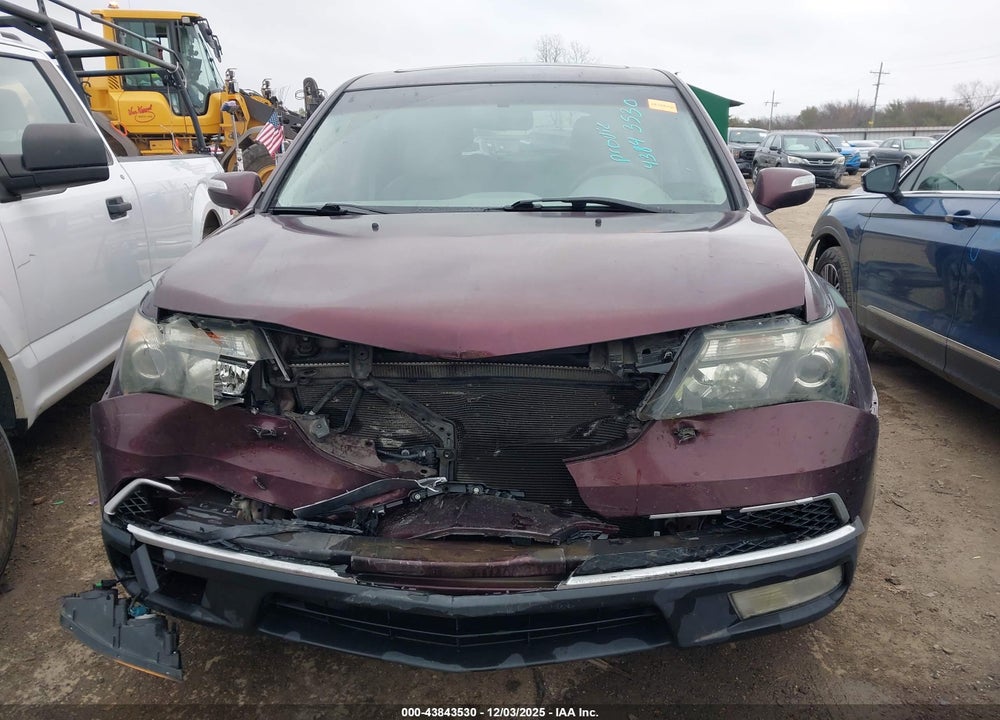 2011 ACURA MDX VIN: 2HNYD2H29BH539752