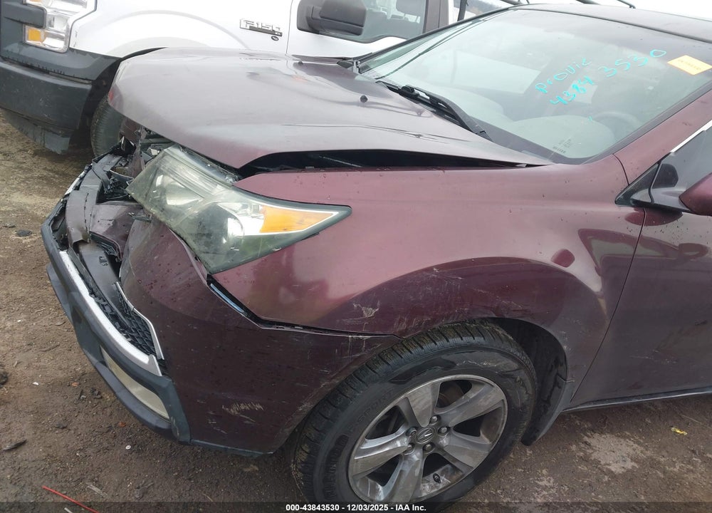 2011 ACURA MDX VIN: 2HNYD2H29BH539752