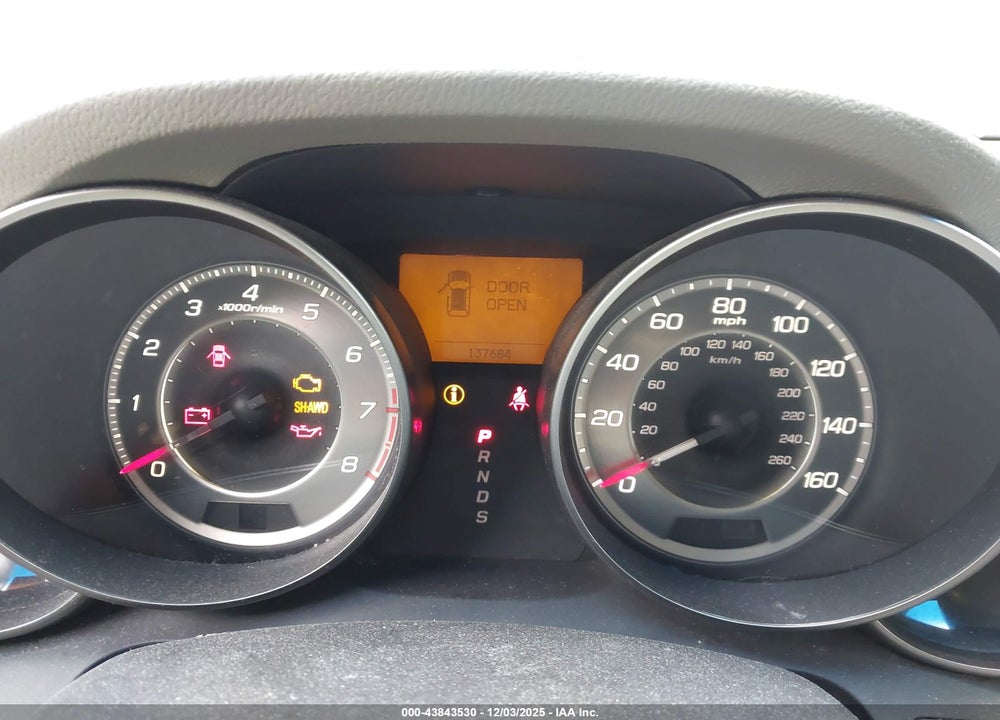 2011 ACURA MDX VIN: 2HNYD2H29BH539752