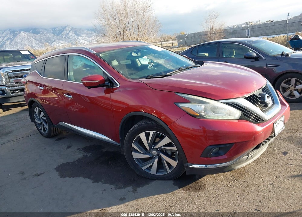 2015 NISSAN MURANO PLATINUM VIN: 5N1AZ2MH0FN241456